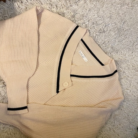 Knit Cardigan Cropped - Oak & Fort - Picture 3 of 5